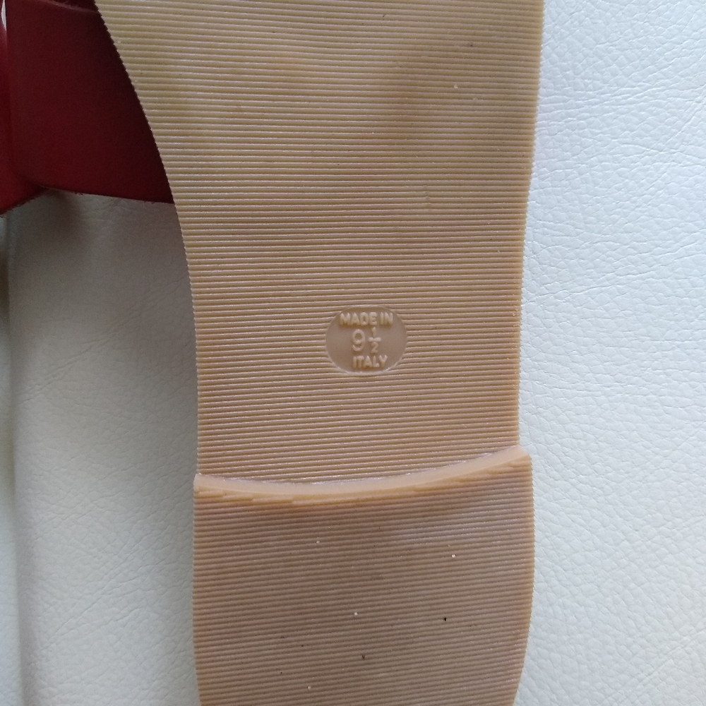 Steven By Steve Madden Red Slides - image 4